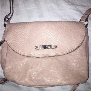 Jessica Simpson taupe crossbody bag